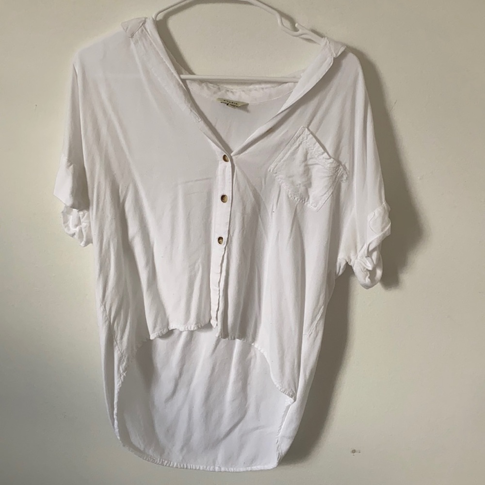 Loose White Button Down
